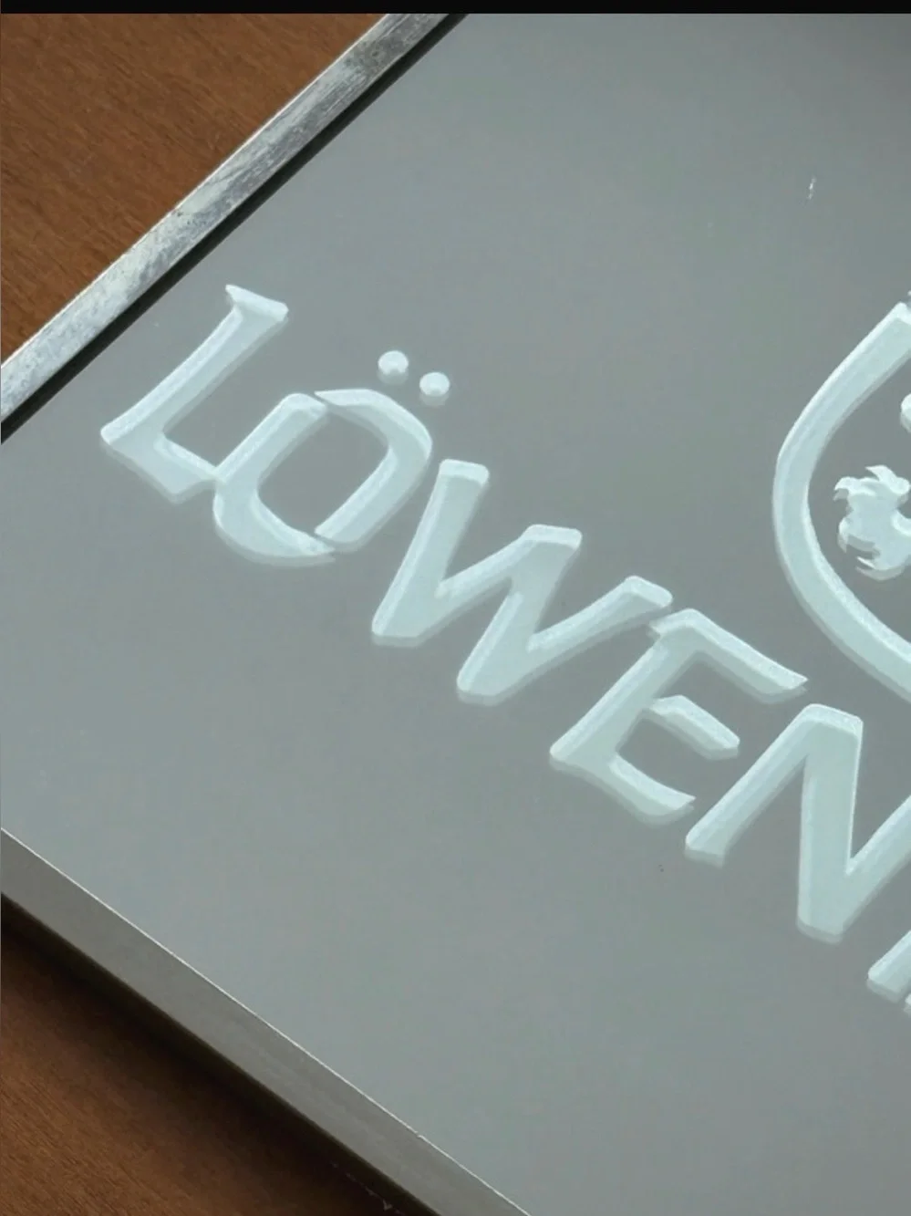 Lowënbräu Brewery Beer Mirror Collectible for Home Bar